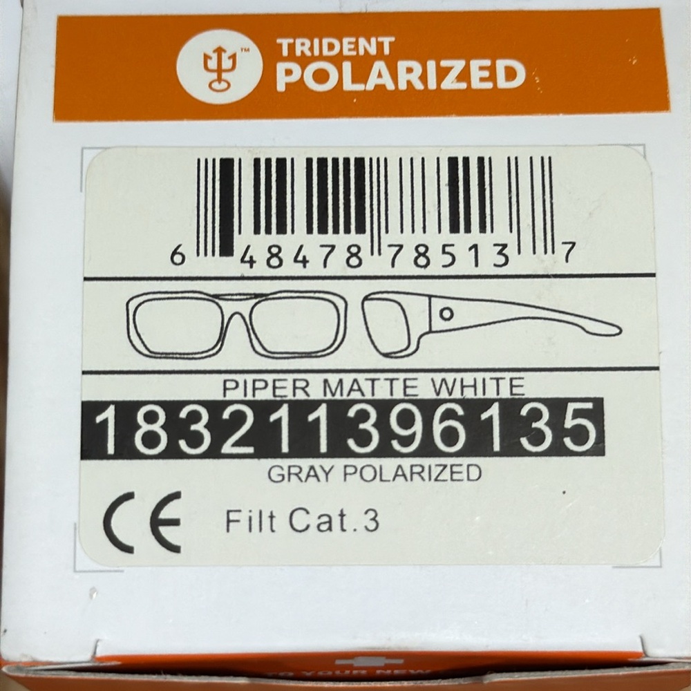 AUTHENTIC Spy Optic Piper Sunglasses Gray Polarized Matte White NEW IN BOX - Picture 4 of 9